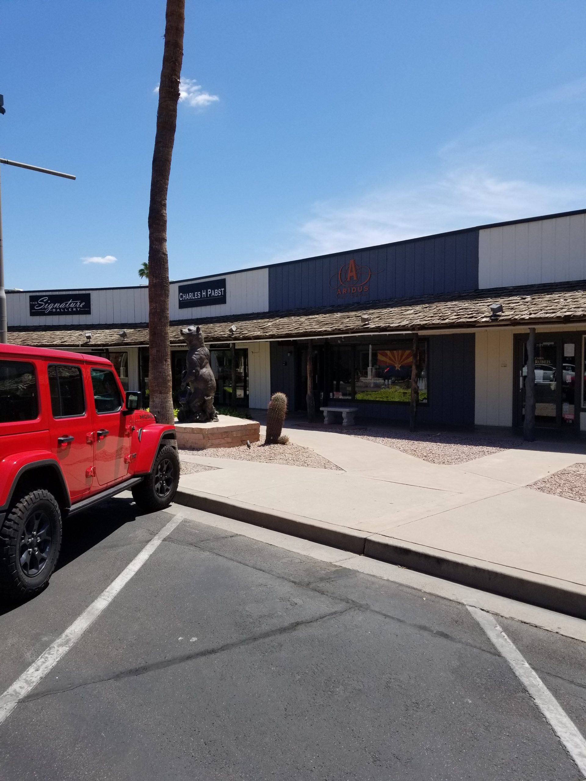 Aridus Tasting Room Store Front