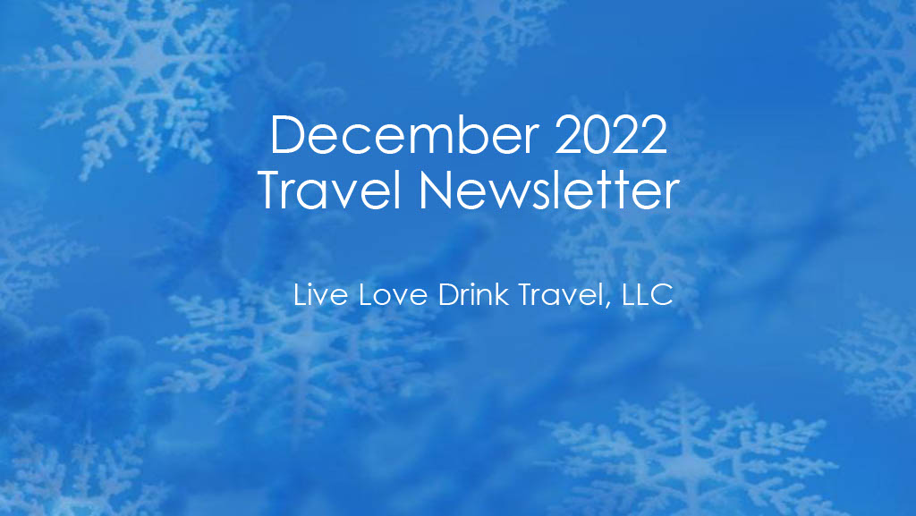 December 2022 Travel Newsletter