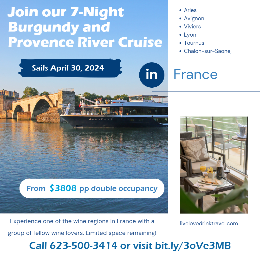 Turquoise Room 2024 River Cruise Graphic