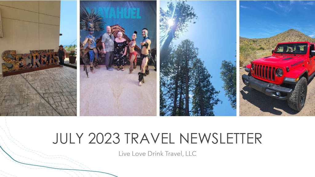 July 2023 Travel Newsletter Cover