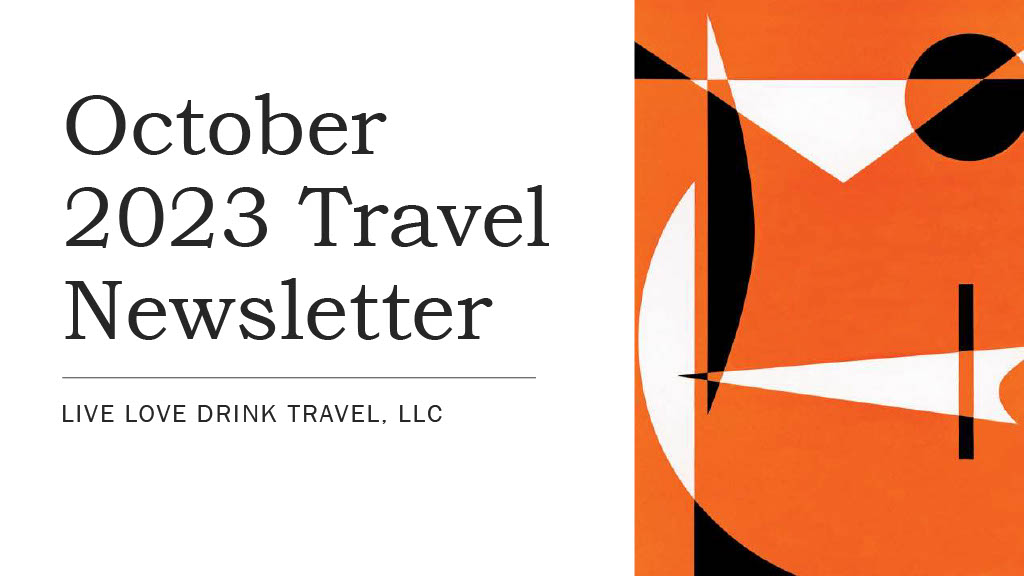 October 2023 Travel Newsletter Cover