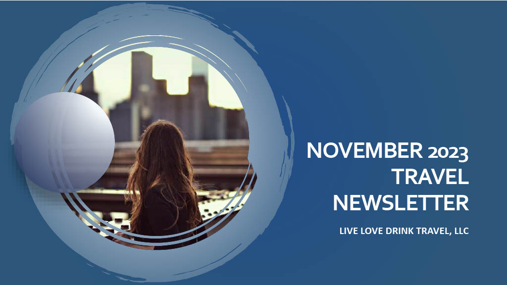 November 2023 Travel Newsletter Cover