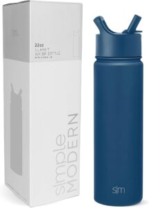 Simple Modern Water Bottle in blue