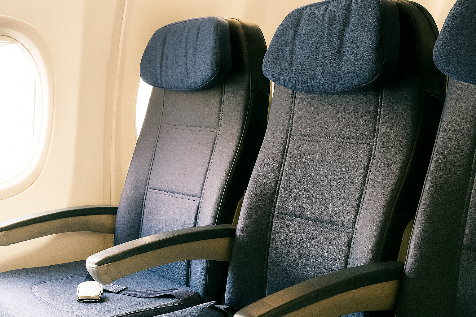 Image of airplane seats