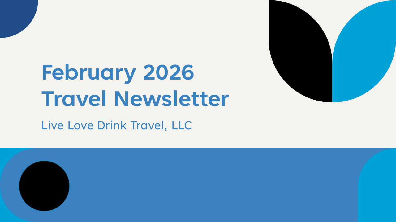February 2026 Travel Newsletter Cover