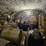 Travel Planning Services - Touring a cellar on one of our wine country tours in Italy